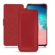 가죽 커버 Samsung Galaxy S10E - Rouge PU