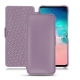 Housse cuir Samsung Galaxy S10E - Lilas PU