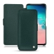 Lederschutzhülle Samsung Galaxy S10E - Vert séduisant