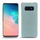 Coque cuir Samsung Galaxy S10E - Bleu ciel ( Nappa - Pantone 277C ) 