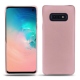 Lederschutzhülle Samsung Galaxy S10E - Rose ( Nappa - Pantone 2365C ) 