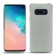 レザーケース Samsung Galaxy S10E - Gris ( Nappa - Pantone W428C ) 