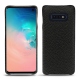 Custodia in pelle Samsung Galaxy S10E - Ebène ( Sleek P C12 - Black ) 