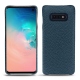 Coque cuir Samsung Galaxy S10E - Indigo ( Pantone 303U ) 