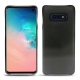 Lederschutzhülle Samsung Galaxy S10E - Onyx ( Black ) 