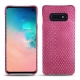 Lederschutzhülle Samsung Galaxy S10E - Serpent ciclamino