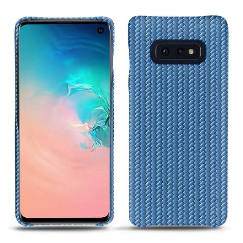 Lederschutzhülle Samsung Galaxy S10EAbaca ishia ( Pantone #395775 ) 