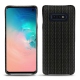 Capa em pele Samsung GaGalaxy S10E - Abaca nero