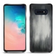 Custodia in pelle Samsung Galaxy S10E - Gris Patine