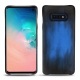Capa em pele Samsung GaGalaxy S10E - Bleu Patine