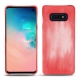 Capa em pele Samsung GaGalaxy S10E - Rose Patine
