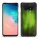 Custodia in pelle Samsung Galaxy S10E - Vert Patine