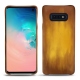 Lederschutzhülle Samsung Galaxy S10E - Doré Patine