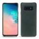 Coque cuir Samsung Galaxy S10E - Blu marino