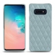 Capa em pele Samsung GaGalaxy S10E - Bleu ciel - Couture ( Nappa - Pantone 277C ) 