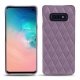 Funda de piel Samsung Galaxy S10E - Lilas - Couture ( Nappa - Pantone 2645U ) 