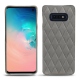 Lederschutzhülle Samsung Galaxy S10E - Acier vintage - Couture