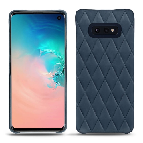 Capa em pele Samsung Galaxy S10EJean vintage - Couture ( Pantone #2f414f  ) 