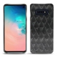 Coque cuir Samsung Galaxy S10E - Onyx - Couture