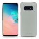 レザーケース Samsung Galaxy S10E - Gris PU