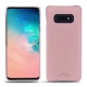 Coque cuir Samsung Galaxy S10E - Rose PU