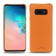 Capa em pele Samsung GaGalaxy S10E - Orange PU