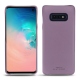 Lederschutzhülle Samsung Galaxy S10E - Lilas PU