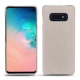 Samsung Galaxy S10E leather cover - Taupe innocent