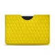 가죽 커버 Apple iPad Pro 10,5" - Jaune fluo - Couture