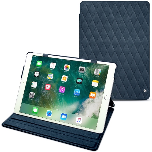 Funda de piel Apple iPad Air (2019)Jean vintage - Couture ( Pantone #2f414f  ) 