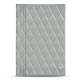 Menu magnétique - A4 - Gris - Couture ( Nappa - Pantone W428C ) 