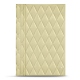 Menu magnétique - A4 - Beige - Couture ( Nappa - Pantone 7502C ) 
