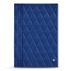 Menu magnétique - A4 - Bleu océan - Couture ( Nappa - Pantone 293C ) 