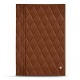 마그네틱 메뉴 커버 A4 - Marron - Couture ( Nappa - Pantone 1615C ) 