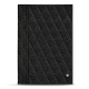 Magnetic menu cover - A4 - Ebène - Couture ( Sleek P C12 - Black ) 
