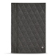 Magnetic menu cover - A4 - Anthracite - Couture ( Pantone 424C ) 