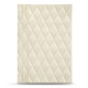 Magnetic menu cover - A4 - Blanc escumo - Couture