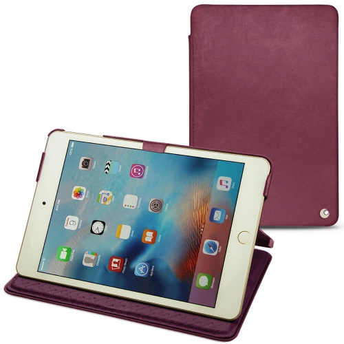 Housse cuir Apple iPad mini 4Prune vintage ( Pantone #612434 ) 