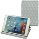 Custodia in pelle Apple iPad mini 4 - Gris - Couture ( Nappa - Pantone W428C ) 