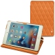 Apple iPad mini 4 leather case - Orange - Couture ( Nappa - Pantone 1495U ) 
