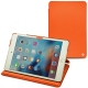 Apple iPad mini 4 leather case - Orange fluo