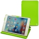 Apple iPad mini 4 leather case - Vert fluo