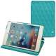 Capa em pele Apple iPad mini 4 - Bleu fluo - Couture