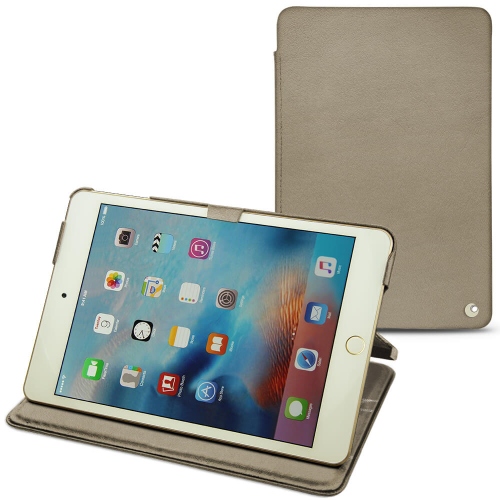 硬质真皮保护套 Apple iPad mini 4Darboun sabla ( Pantone #BCB1A1 )