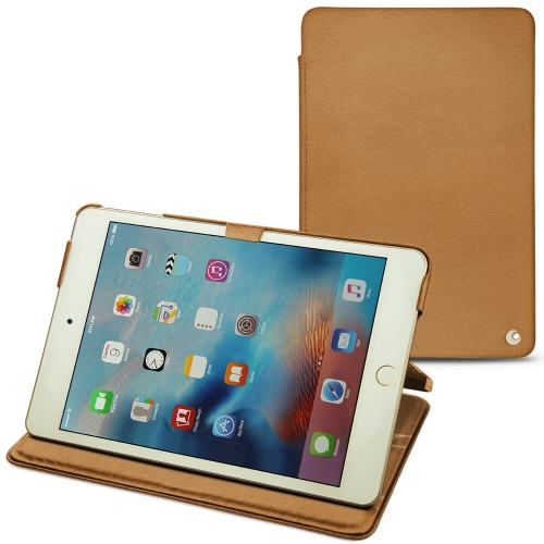 硬质真皮保护套 Apple iPad mini 4Castan esparciate ( Pantone #824F2A )