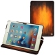 Housse cuir Apple iPad mini 4 - Fauve Patine