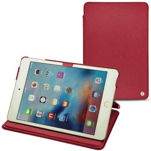 Lederschutzhülle Apple iPad mini 4Rouge passion ( Pantone #a6192e ) 