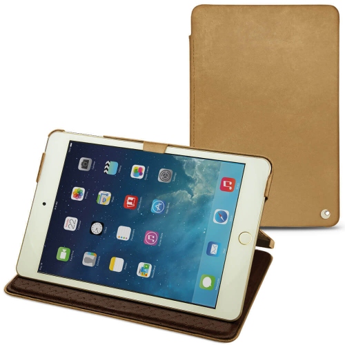 Apple iPad mini 5 leather caseSable vintage ( Pantone #9b7340 ) 