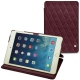 レザーケース Apple iPad mini 5 - Lie de vin - Couture ( Pantone 5115C ) 