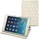 Apple iPad mini 5 leather case - Blanc escumo - Couture